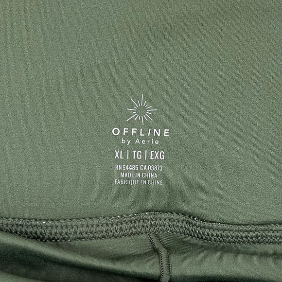 NWT Offline by Aerie Maggie Ruffle Tiered Tennis Skort Green Leopard - Picture 6 of 8